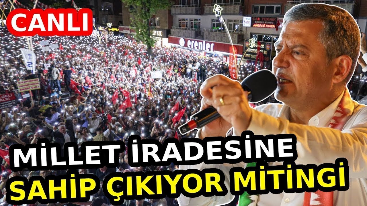 #CANLI CHP Lideri Özgür Özel Pendik'te 