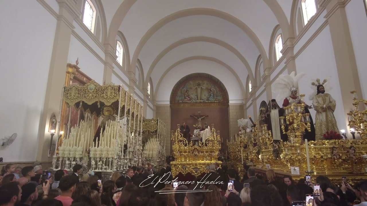Primera levanta de la Sagrada Cena Huelva 2024  4K