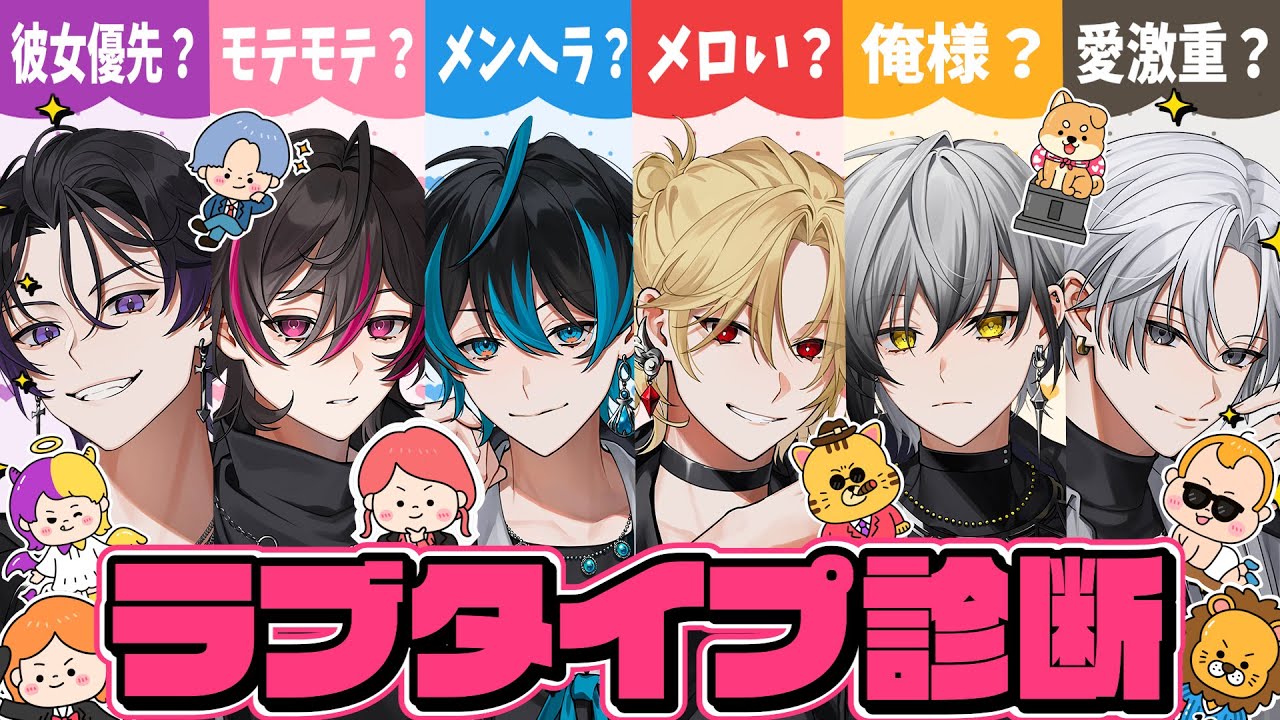 【ラブタイプ診断】恋愛MBTIしたらメンバーがメロついた！？