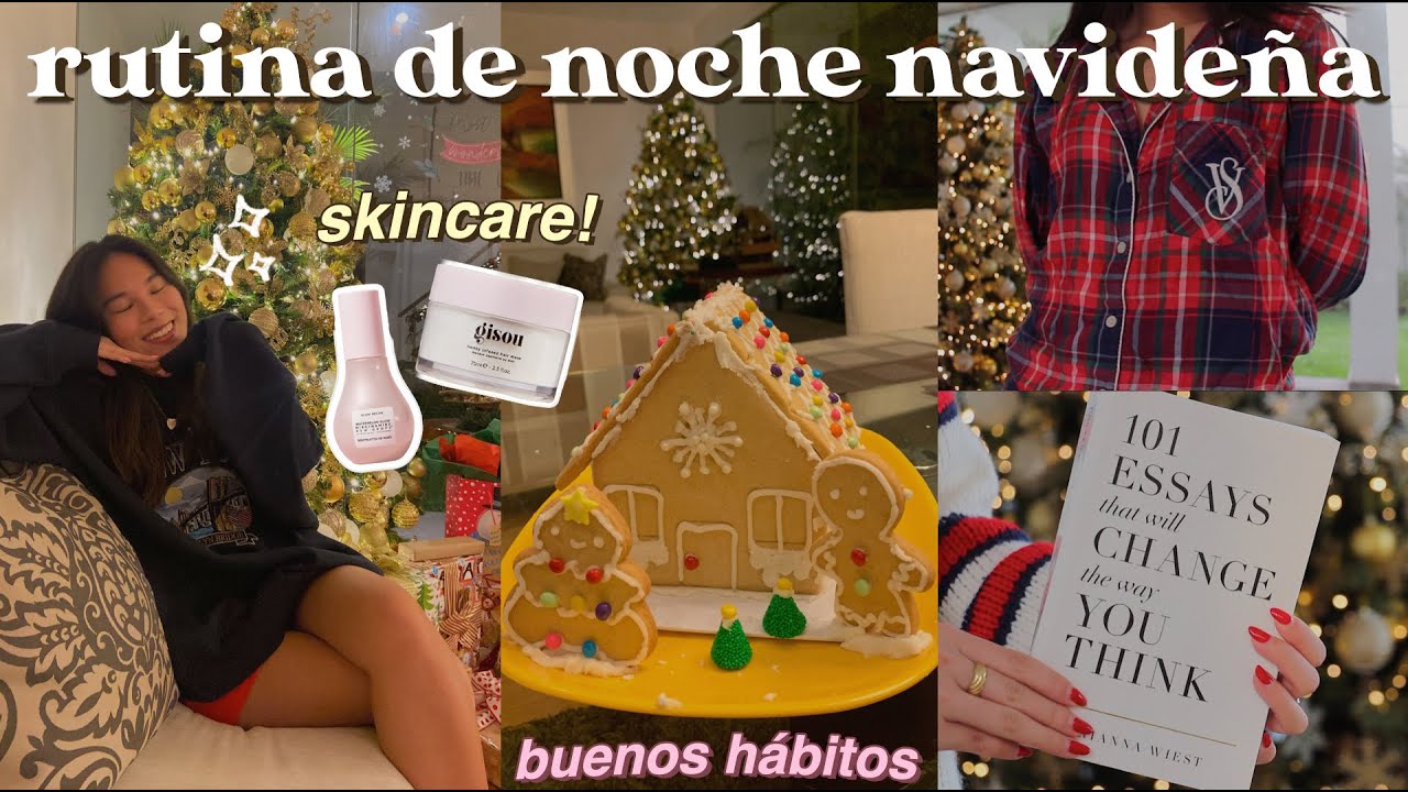 RUTINA DE NOCHE PRODUCTIVA Y SALUDABLE *skincare, hábitos, amor propio*
