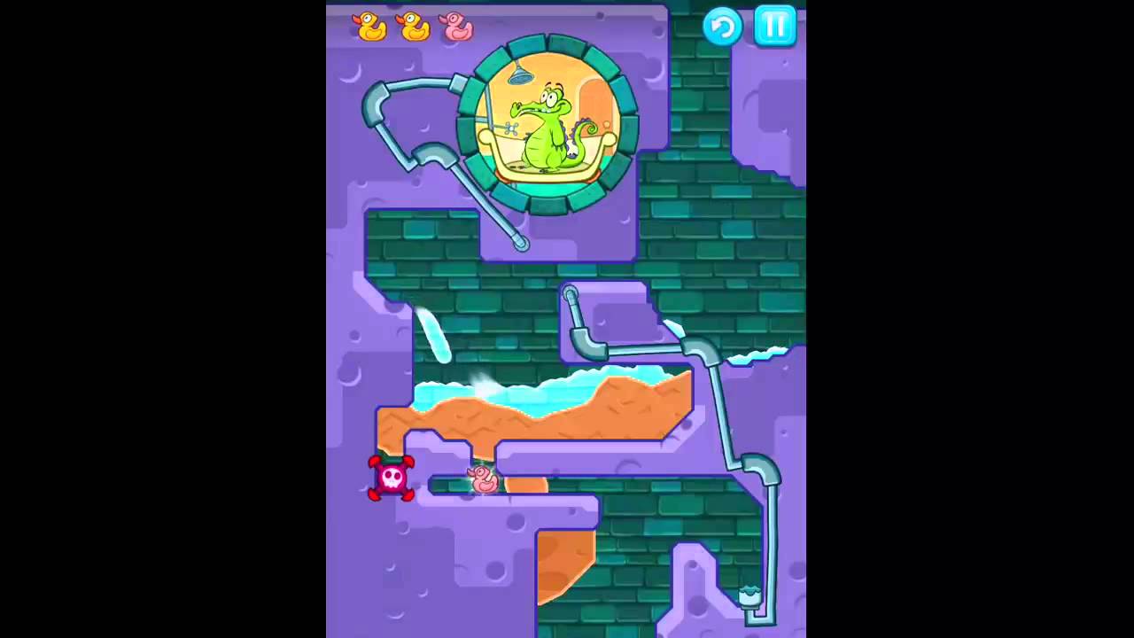 Where's My Water Lost Levels Level 2: Days Of Summer 3 Ducks Walkthrough