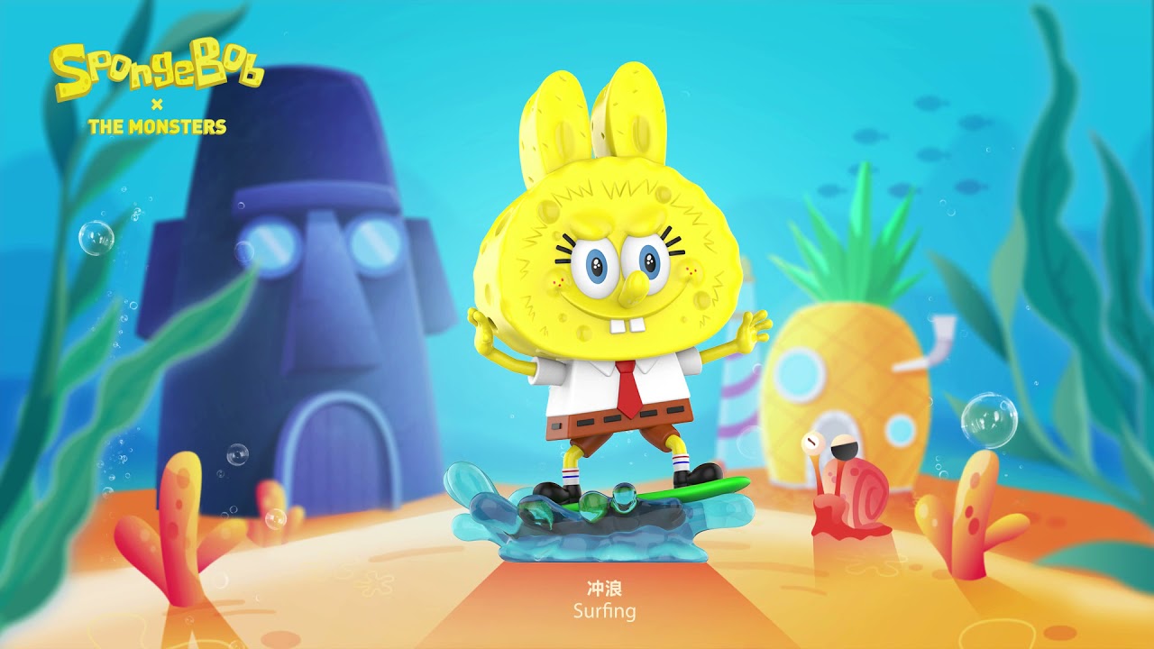 Labubu x Sponge Bob
