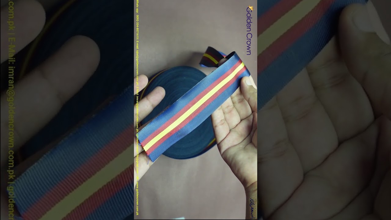World War 2 Medal Ribbon, Burma Star, Reserve Force Decoration Ribbon, Rainbow Moire Ribbon Supplier