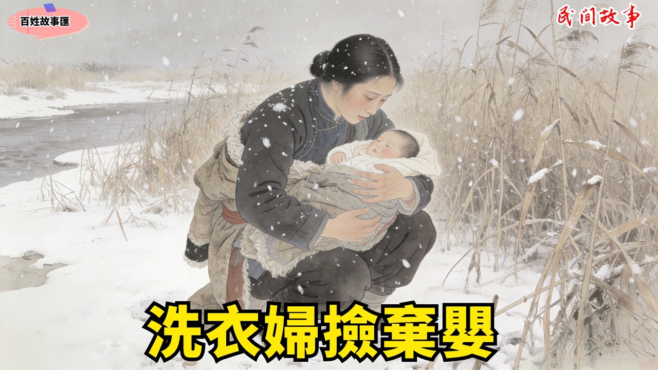 洗衣婦撿回棄嬰撫養，丈夫一怒離家。二十年後，八擡大轎停門口：娘，孩兒今科狀元及第，接您進京享福。#故事頻道 #民間故事#有聲書 #睡前故事#中國文化#故事分享