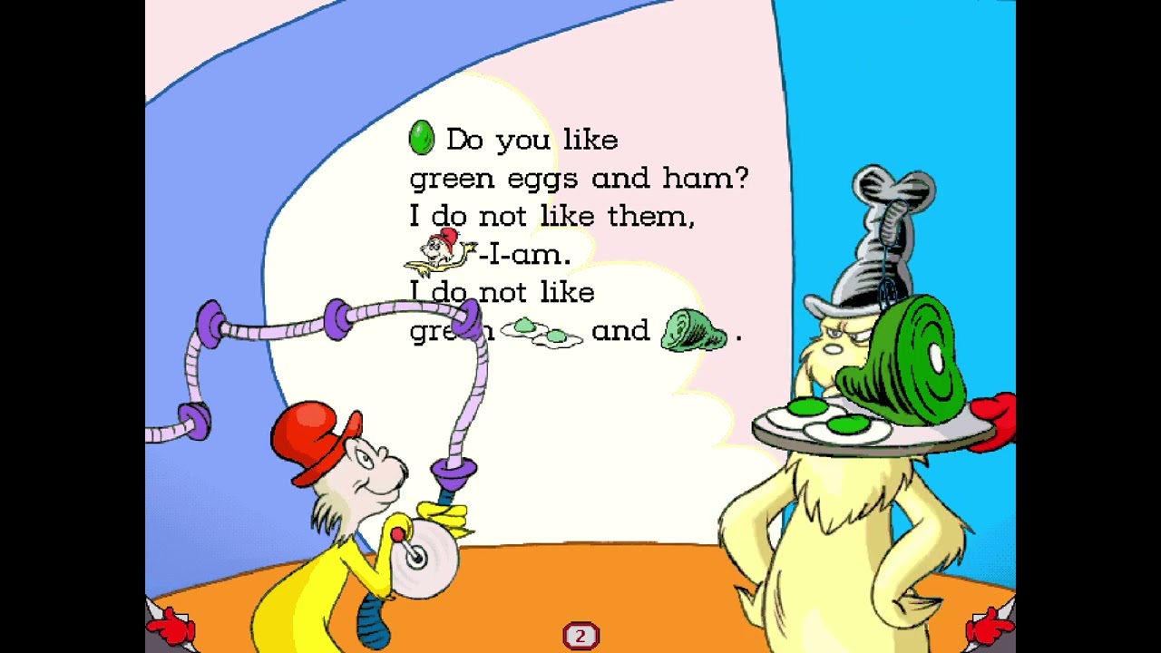PC Longplay -  Green Eggs and Ham Remastered By Living Books + Bonus Demos