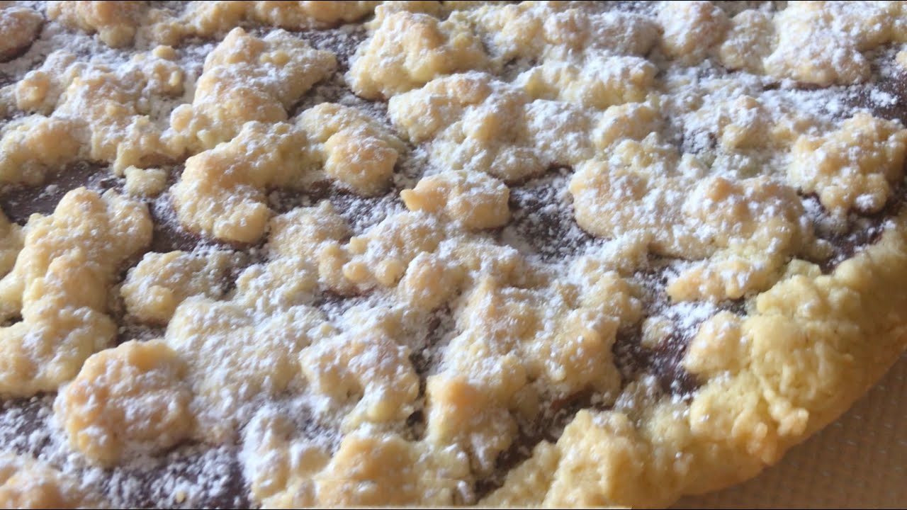 Sbriciolata alla nutella con Monsieur Cuisine o Bimby