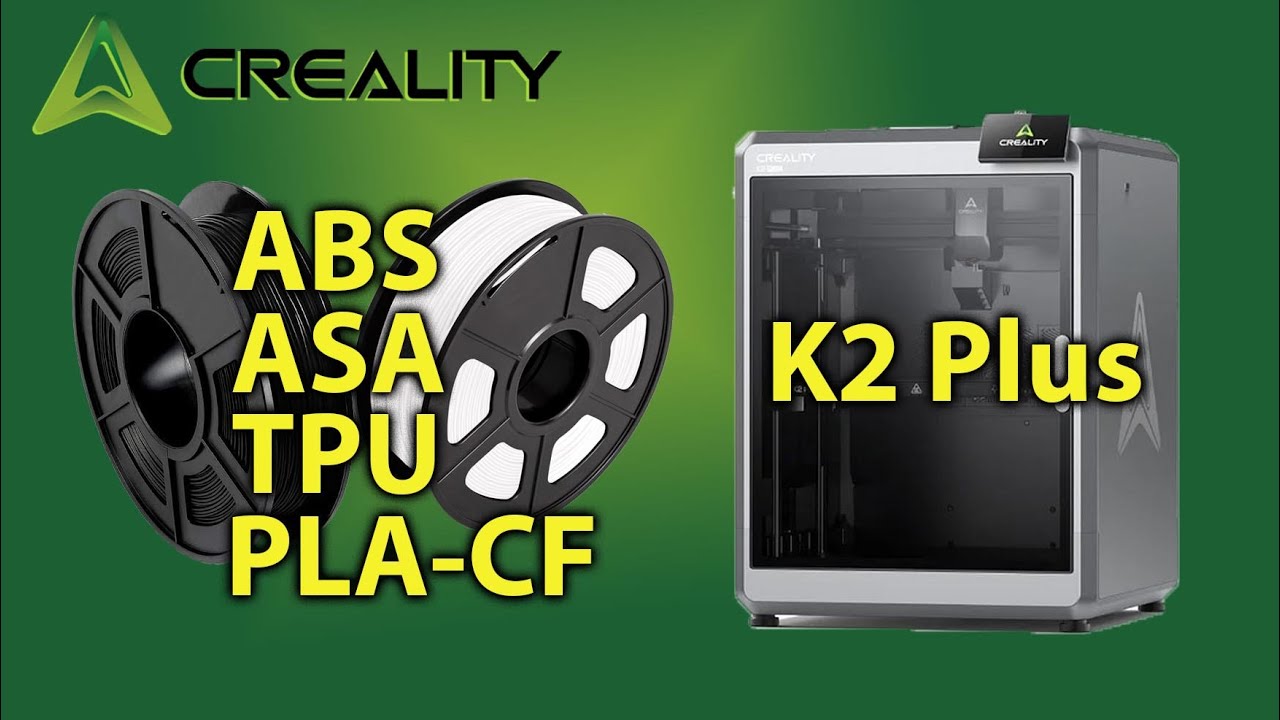 Посмотрите, как эти нити печатают на K2Plus — ABS, ASA, TPU, PLA-CF