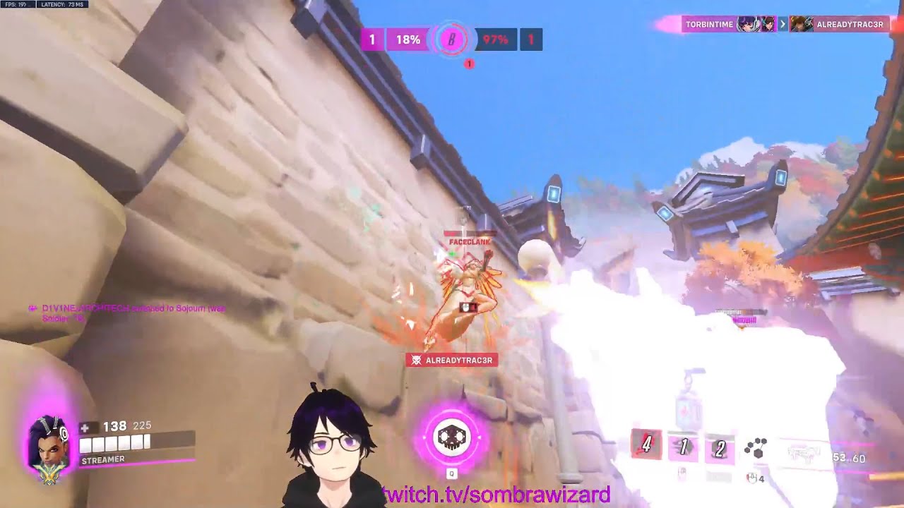 BEST SOMBRA! SOMBRAWIZARD SOMBRA OVERWATCH 2 SEASON 12 TOP 500 GAMEPLAY