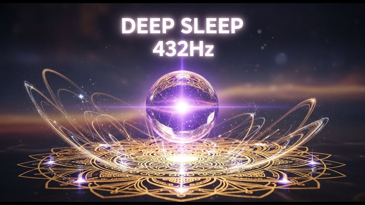 432Hz Healing Sounds | Deep Sleep Meditation Music for Relaxation, Balance, Stress Relief & Peace