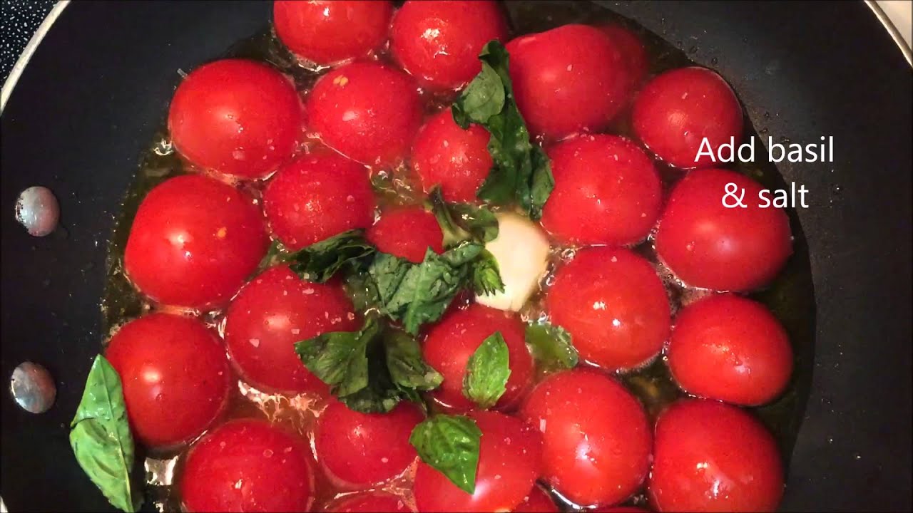 Fresh Campari Tomato Sauce with Linguine Fine