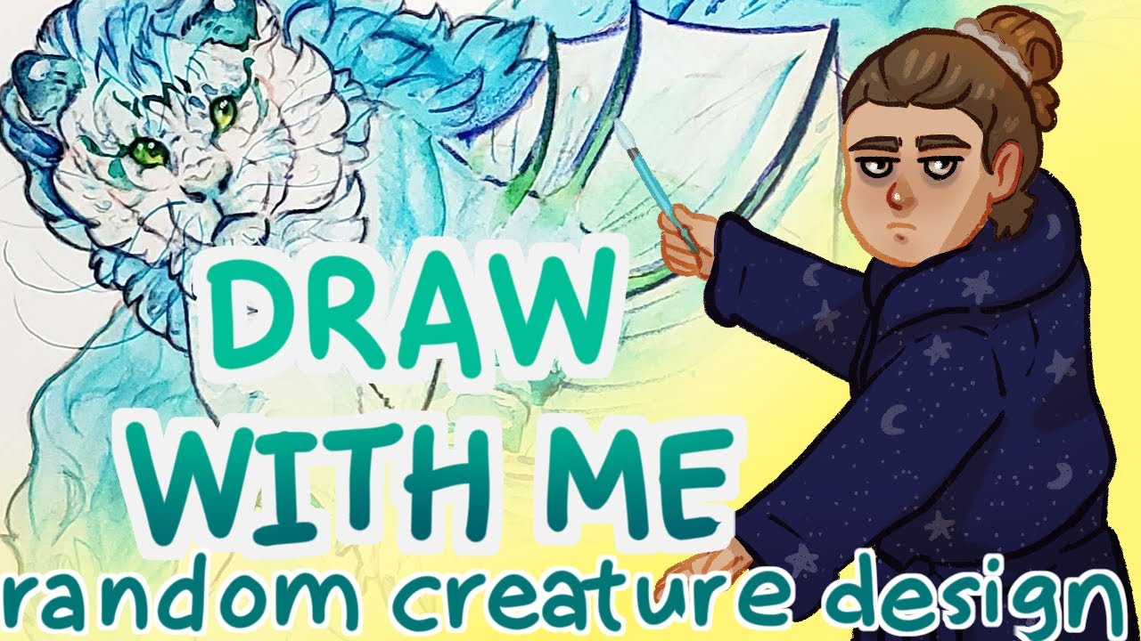 DRAW WITH ME ✏️ Chatty Random CREATURE DESIGN