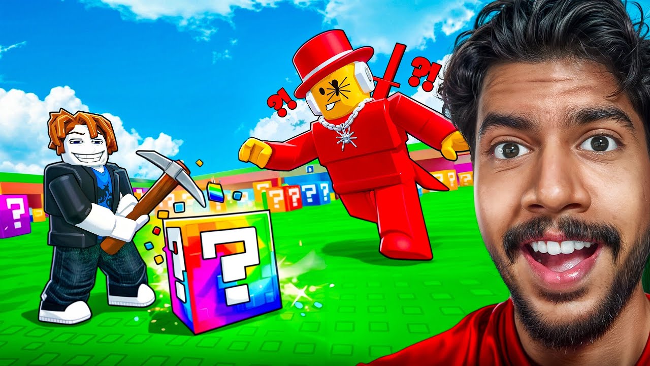 I Made BILLIONS by Breaking Lucky Blocks in Roblox!!