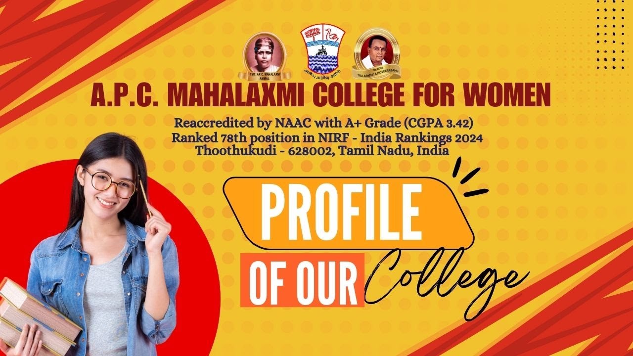Brief Profile of A.P.C. Mahalaxmi College for Women, Thoothukudi