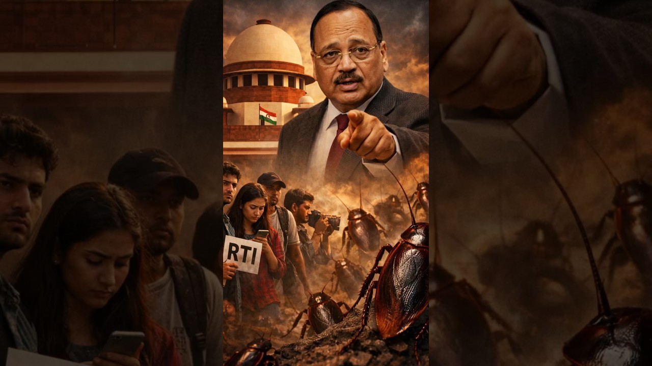 CJI&rsquo;s &ldquo;Cockroach&rdquo; Remark Explained | #lawschoolbasics #news #upsc