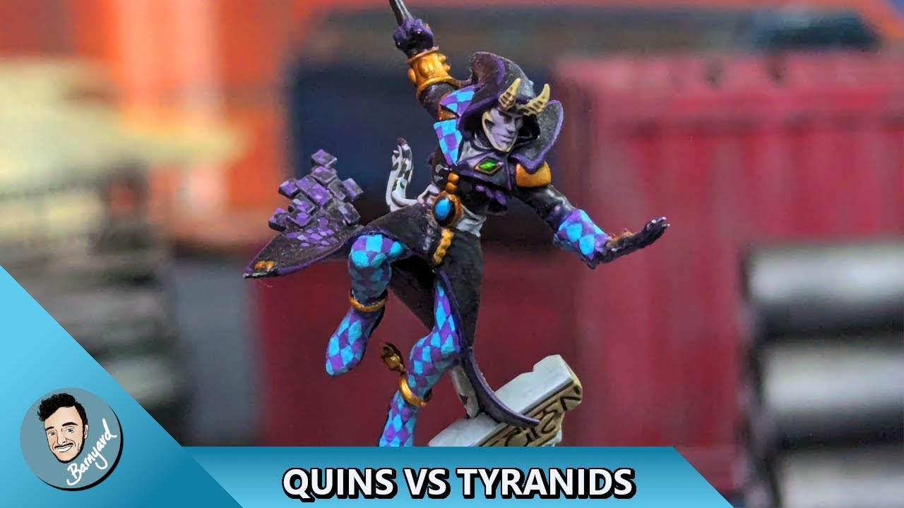 HARLEQUINS VS TYRANIDS WARHAMMER BATTLE REPORT