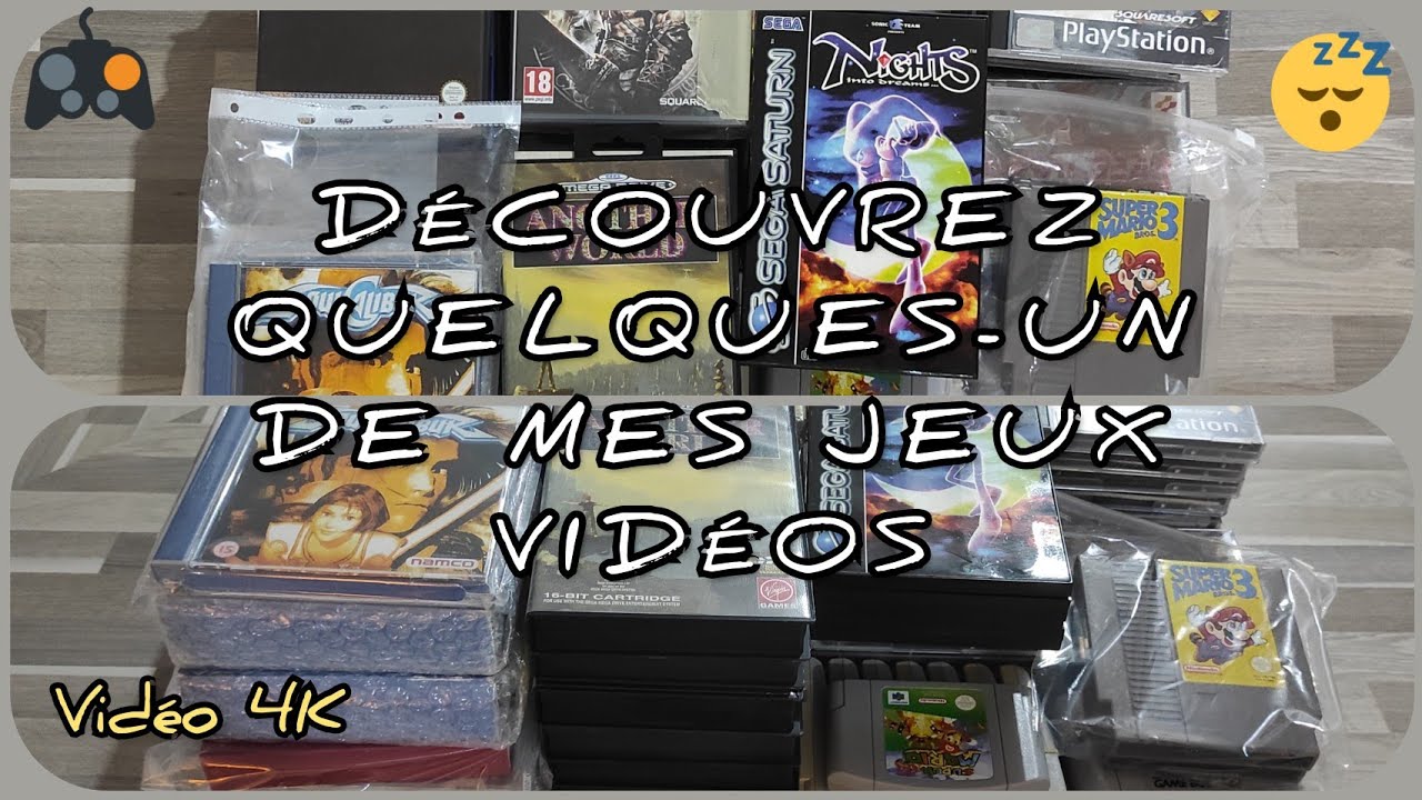 UNE SÉLECTION DE MES JEUX VIDÉOS 👌🎮 ( ASMR )