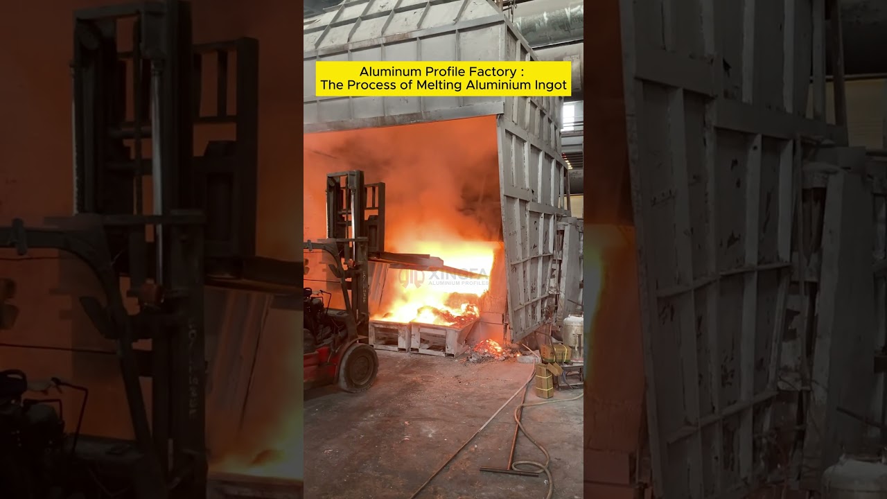 Aluminum Profile Factory : The Process of Melting Aluminium Ingot