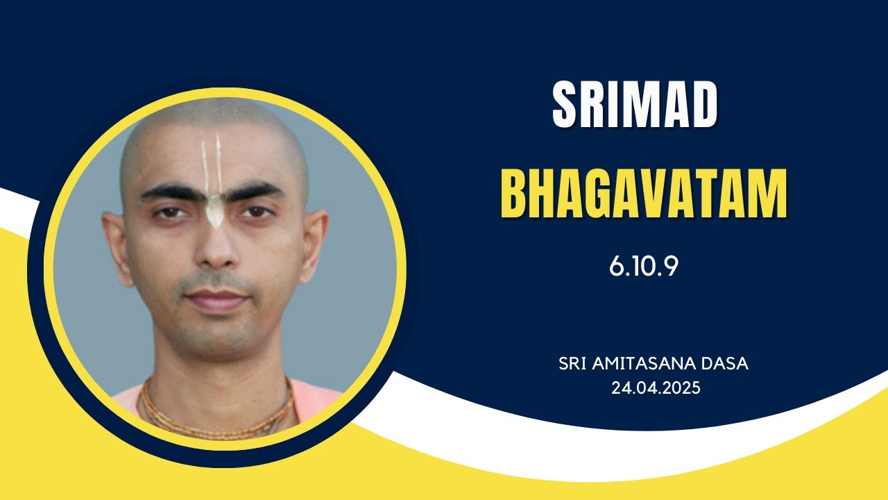 How to Live Harmoniously with Devotees | Sri Amitasana Dasa | SB 6.10.9 | 24.04.2025