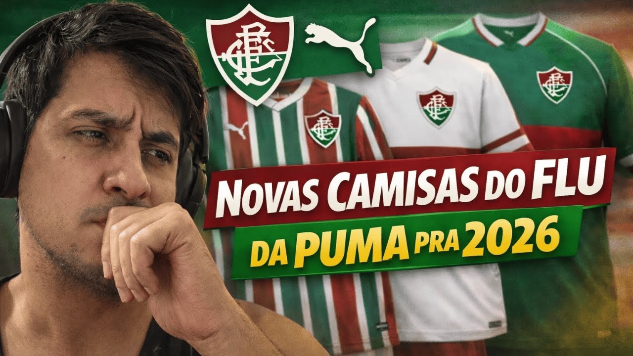 NOVOS UNIFORMES DA PUMA FLUMINENSE, FALTOU CRIATIVIDADE?