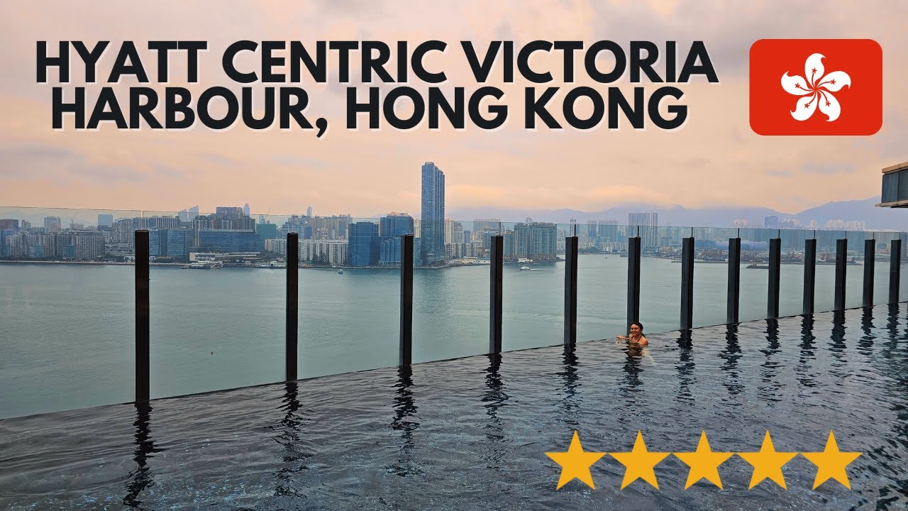 Потрясающий бассейн на крыше | Обзор отеля Hyatt Centric Victoria Harbour в Гонконге