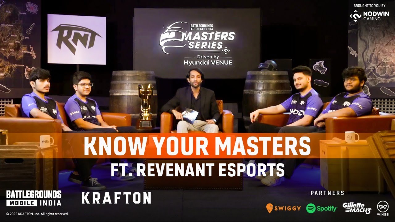 Know Your Masters Ft. Revenant Esports | BGMI Master Series 2022 