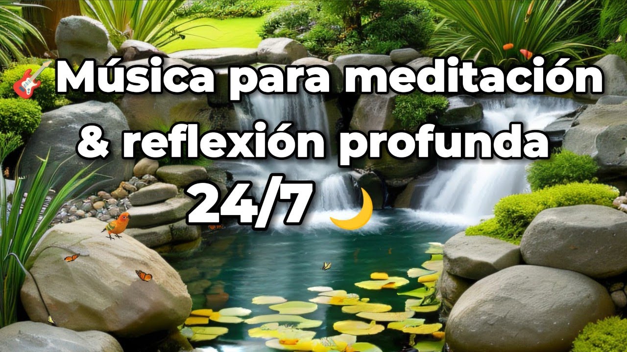 🎶 M&uacute;sica para meditaci&oacute;n y reflexi&oacute;n profunda 24/7 🌌 | Paz interior y descanso profundo 🌙 Flow Vital