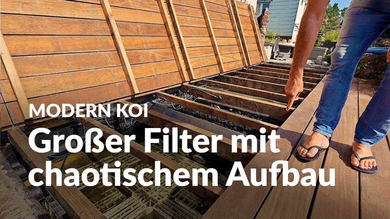 Christians sehr gro&szlig;er Filter und Umbaugedanken | Modern Koi Blog #6425