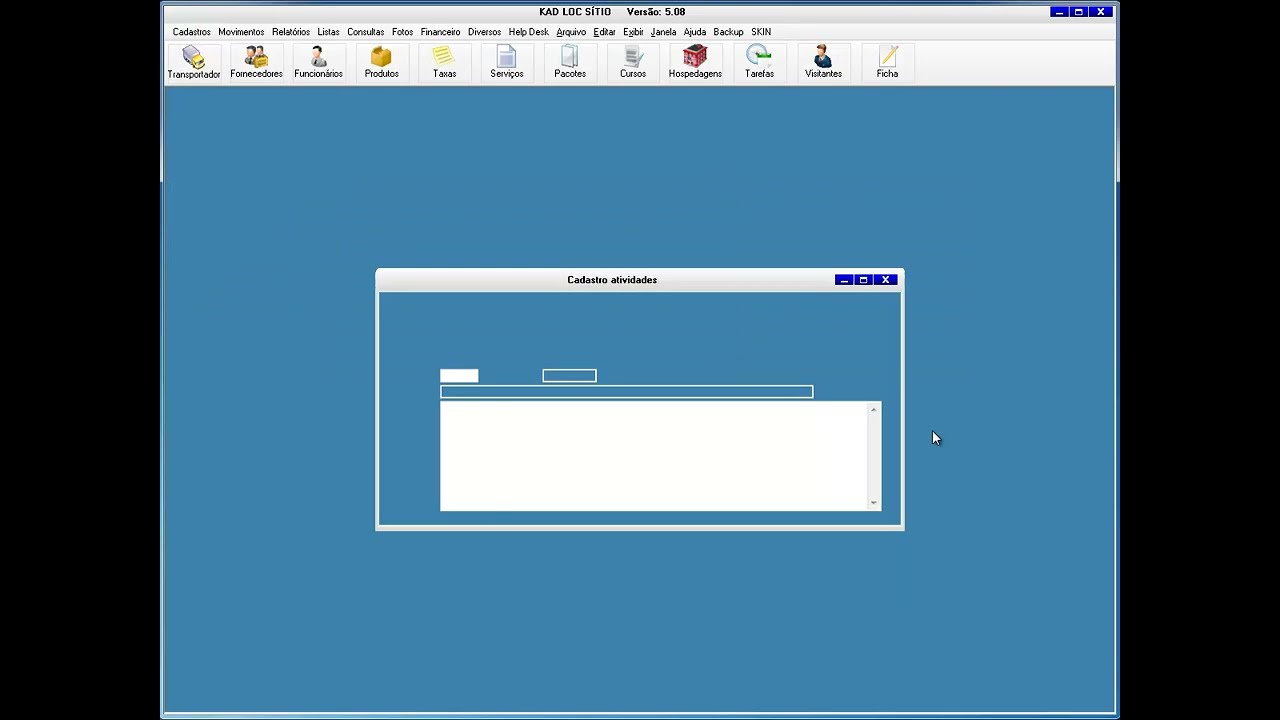 KAD LOCA&Ccedil;&Atilde;O S&Iacute;TIOS CH&Aacute;CARAS - Software para loca&ccedil;&atilde;o aluguel s&iacute;tios e ch&aacute;caras