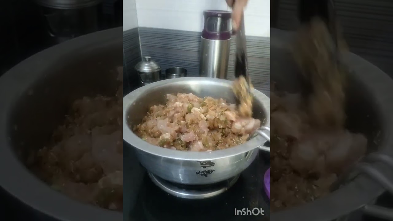 ##yummy chicken #smokey samosa# 😋👌#video#