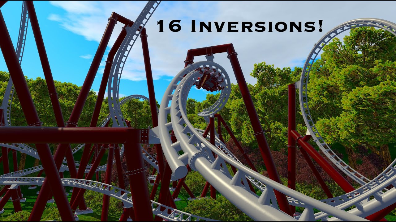 Nexus | 16 Inversions! | Most Inversions on a Roller Coaster | NoLimits 2 + FVD++ | Coaster 81