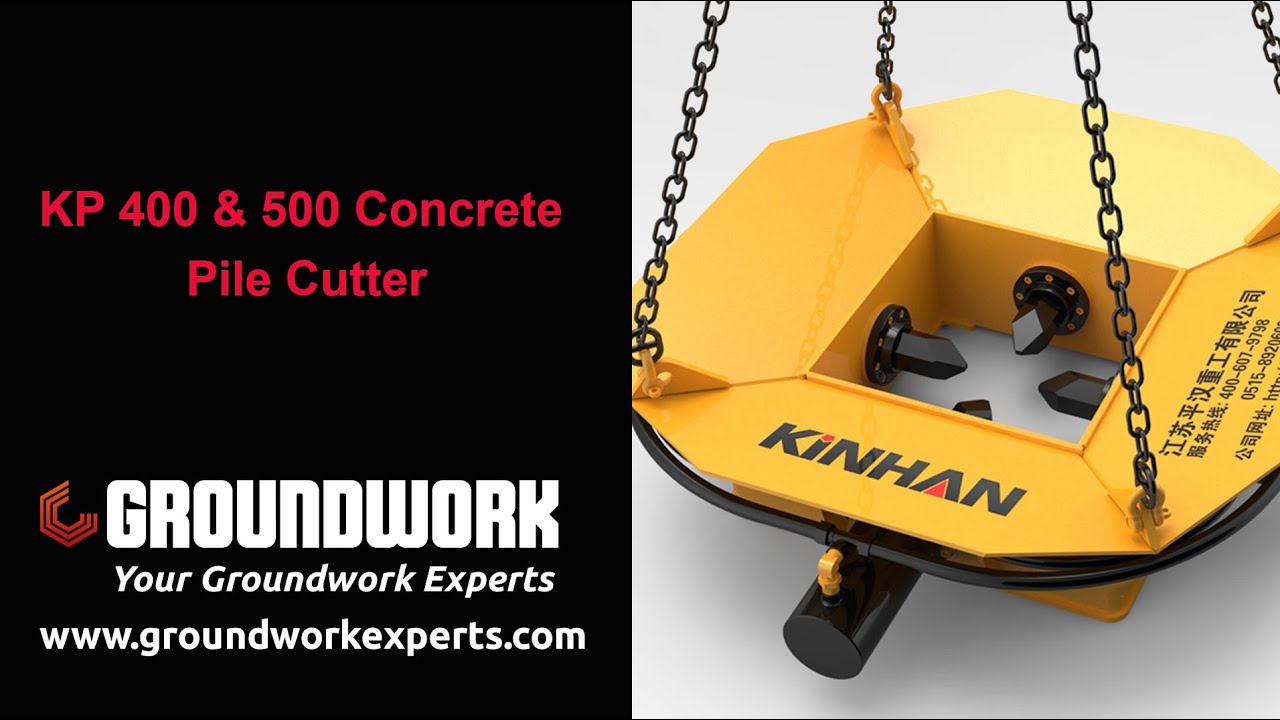 Groundwork Pile Cutters Make Concrete Removal Easy