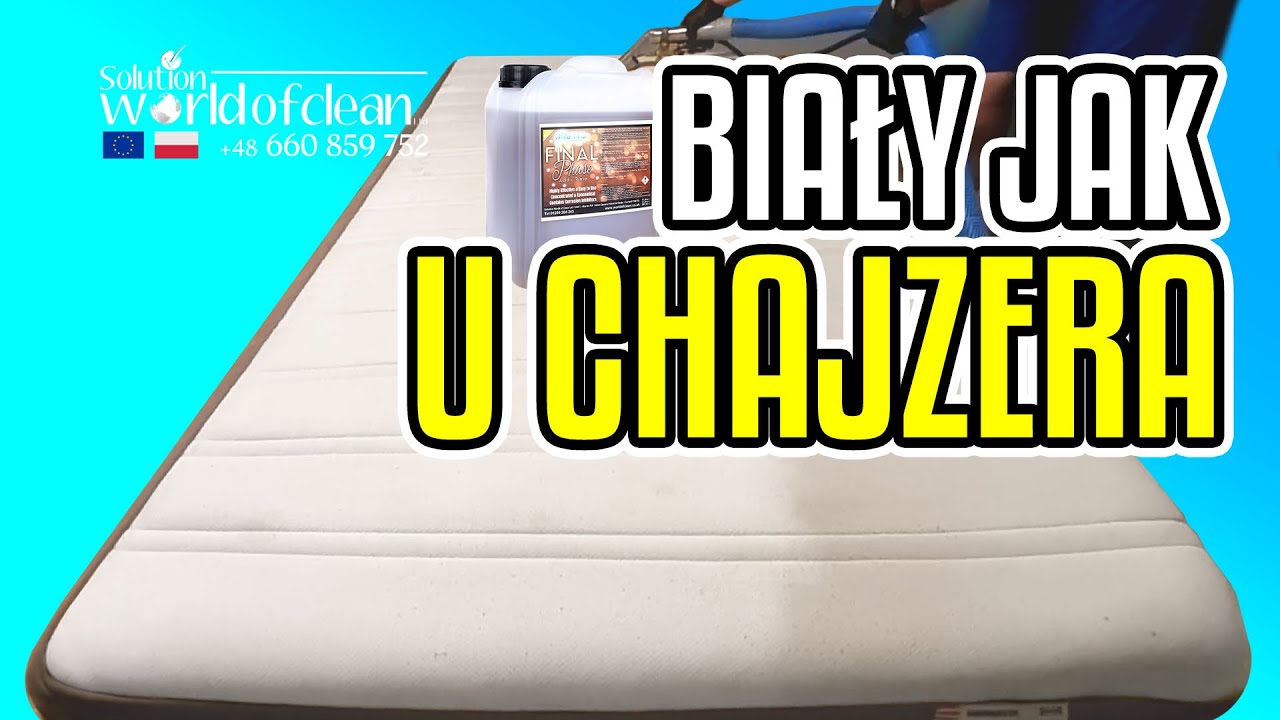 Materac biały jak u Chajzera - środek do płukania Final Phase! | Solution World of Clean