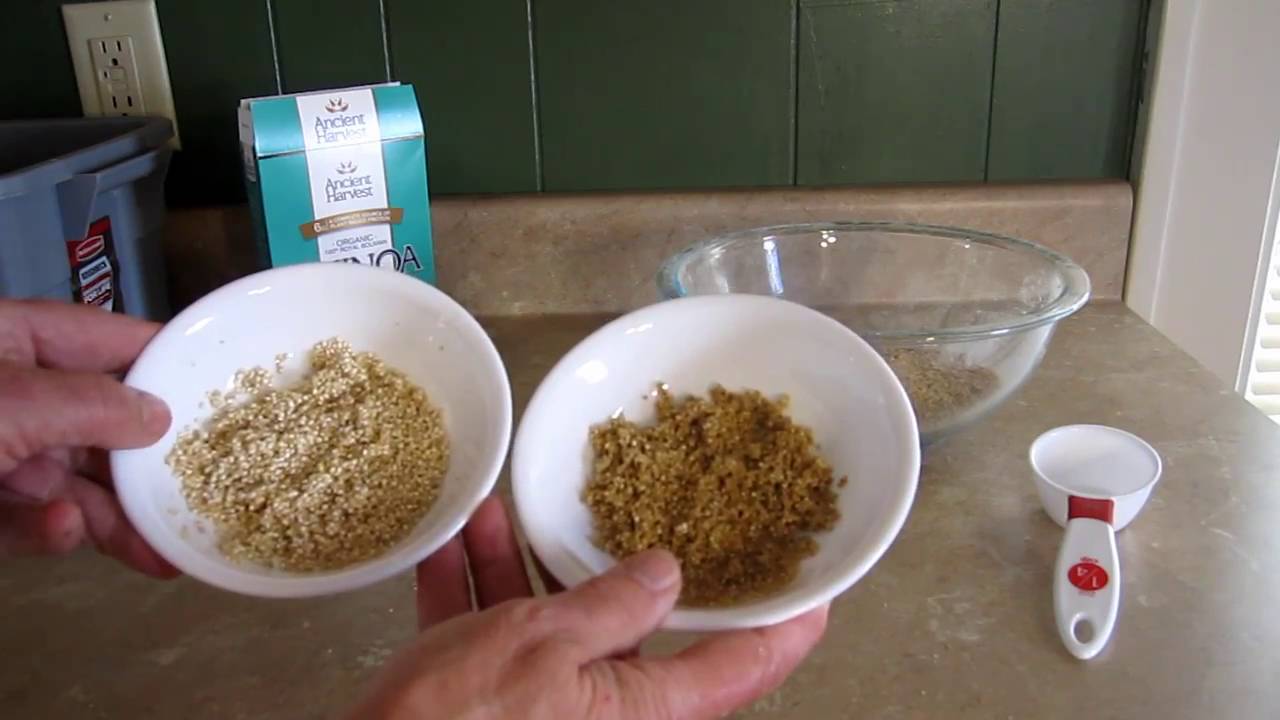 Harvesting Organic Quinoa From a Raised Bed Garden
