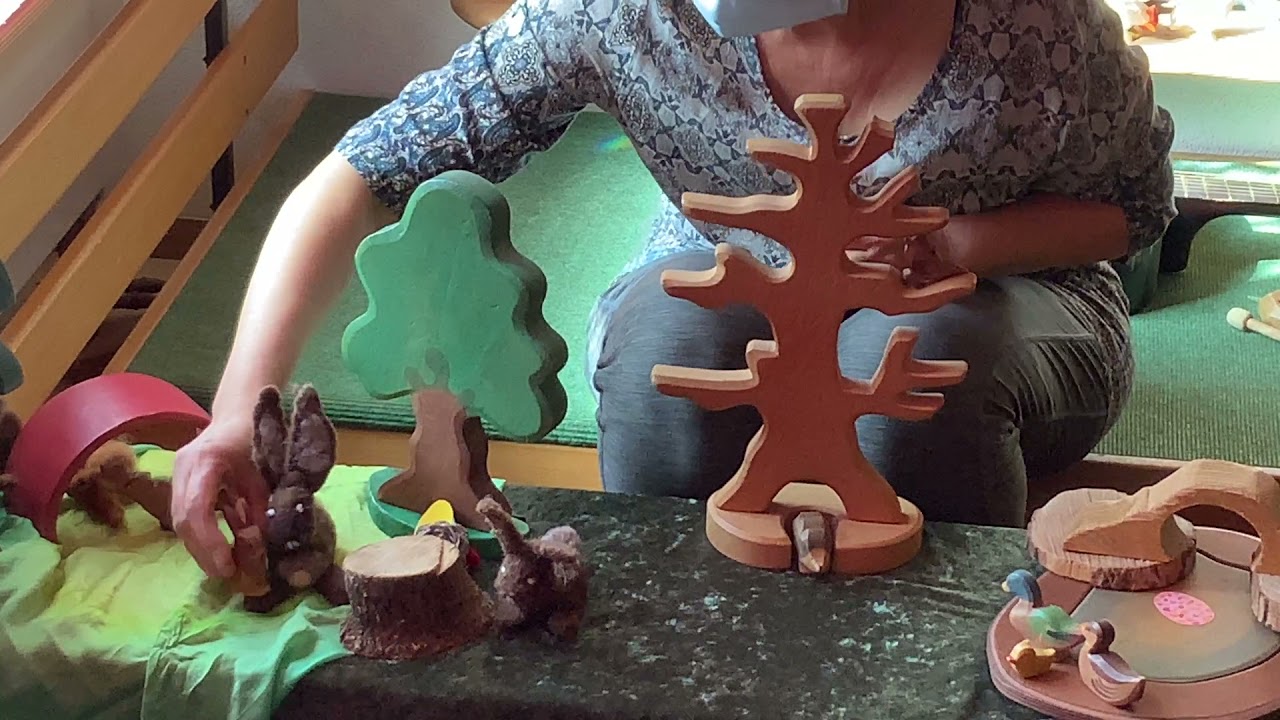 Puppenspiel zu Ostern im Kindergarten