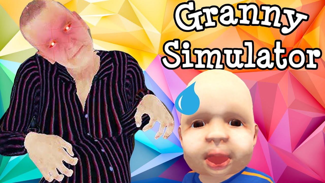Granny Simulator - Granny Just Ate My Arm! Funny Moments