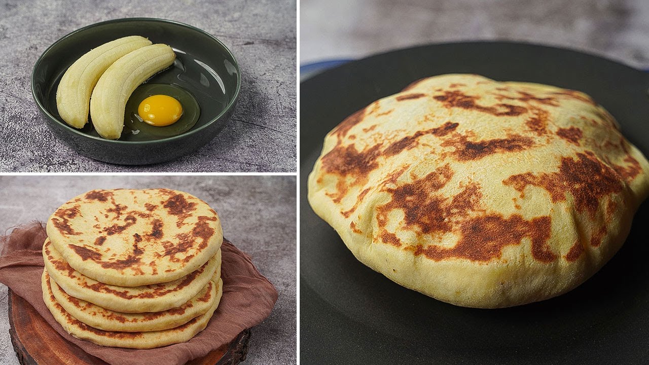Soft & Fluffy Banana Naan Recipe | Banana Flat Bread Recipe | Yummy