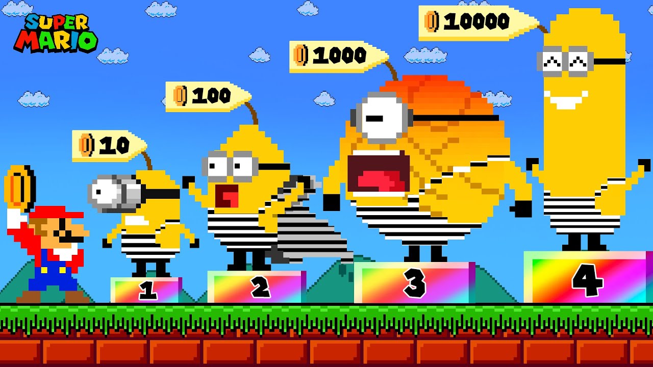 Mario Can Buy All Prisoners MEGA MINIONS | Game Animation