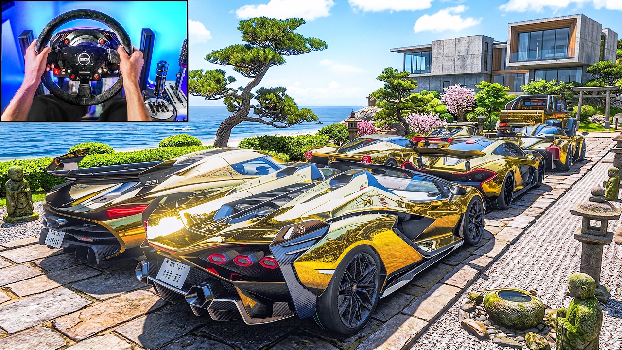 BILLIONAIRE CRUISE | Forza Horizon 6 | Steering Wheel Gameplay