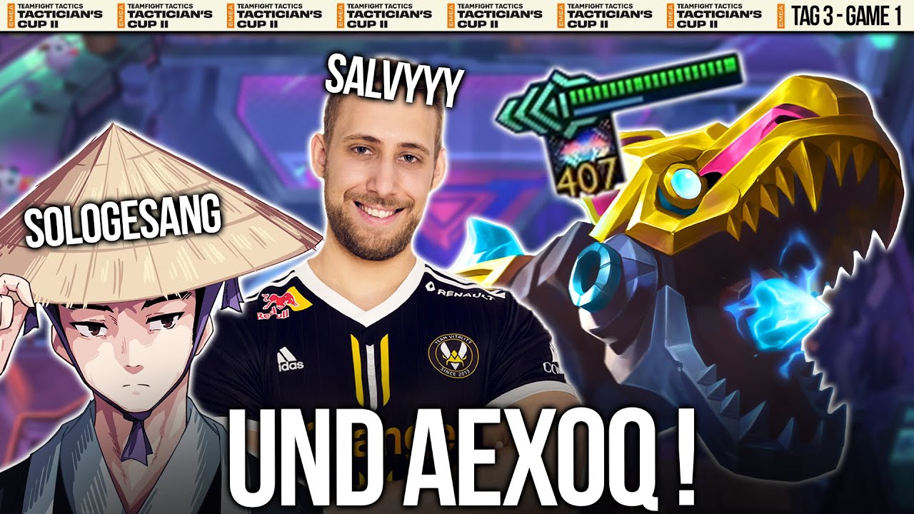 3 Deutsche und 400 Stack Dino von Salvyyy! | TFT TCUP 2 - Folge 9