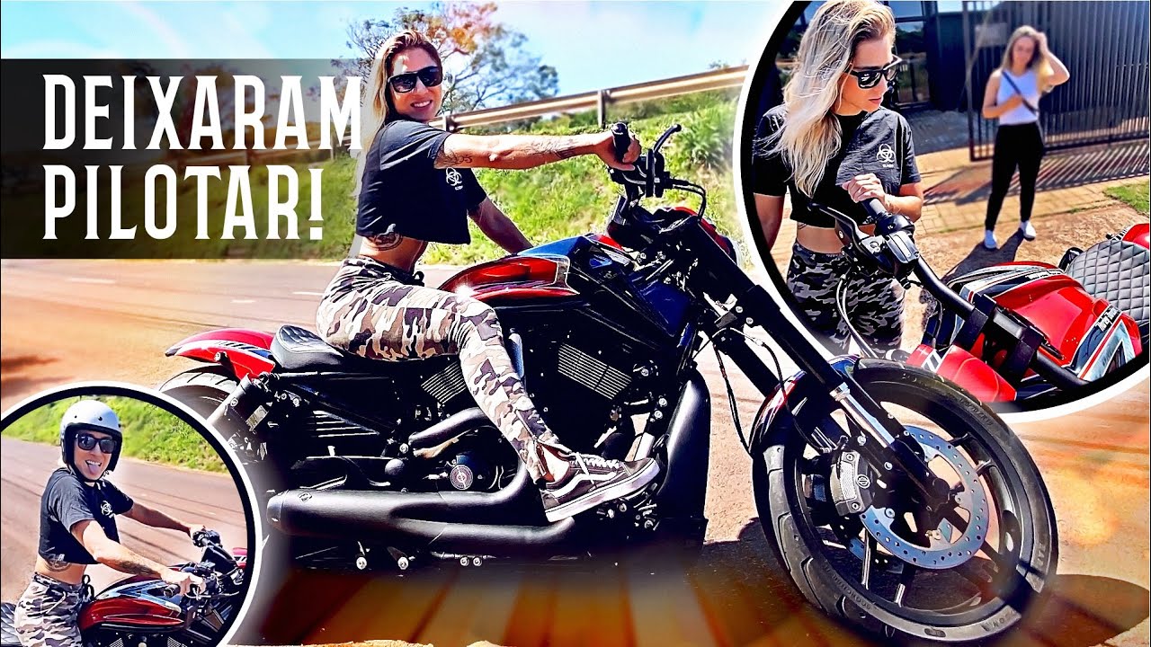 DEIXARAM EU PILOTAR UMA V-ROD CUSTOMIZADA NA JOHNNY! - O Cliente autorizou 😎