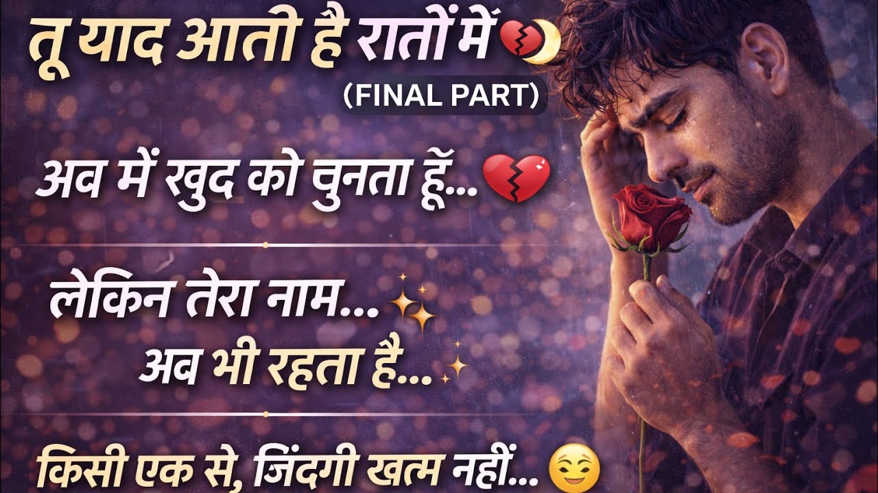 तू याद आती है रातों में 🌙💔 | Sad Romantic Song | Heart Touching Hindi Song | 2026