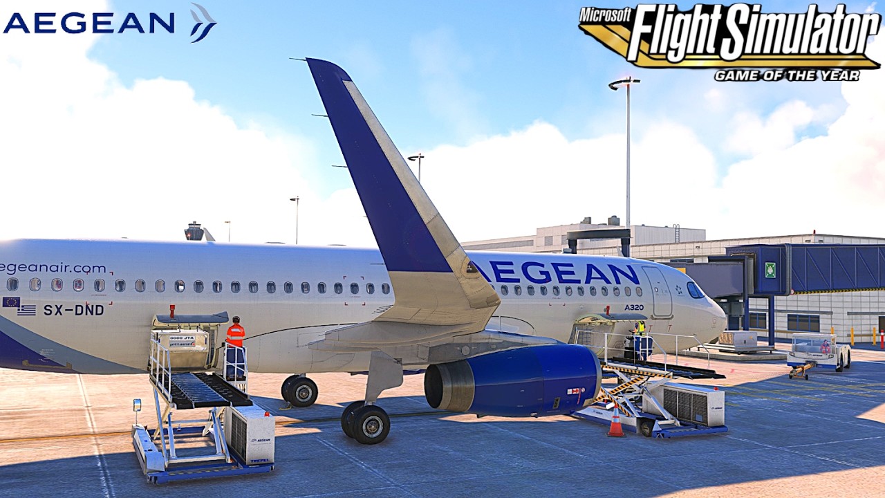 MSFS UHD + ATMOS,Reshade | Athens Approach & Landing | Super Quality & Realism