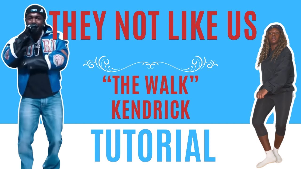 They Not Like Us Walk Kendrick Lamar* EASY DANCE TUTORIAL (beginner friendly)