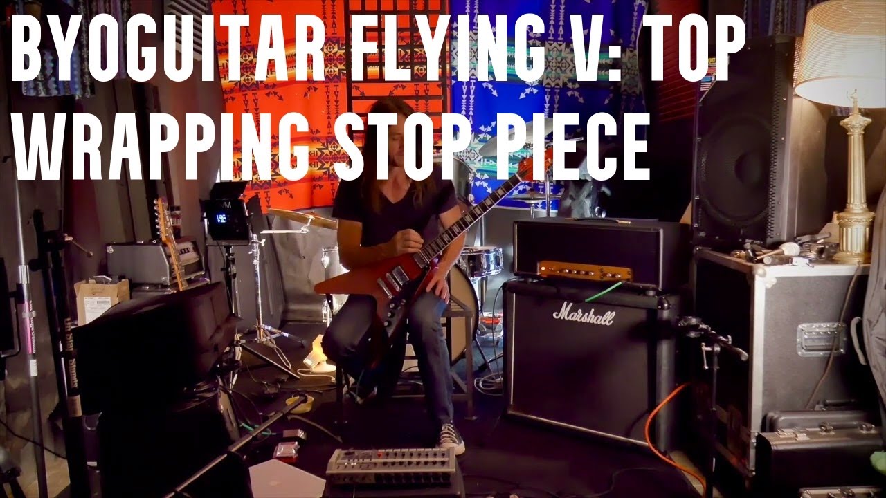 BYOG Flying V: Top Wrapping  Stop-Piece With TOM Bridge