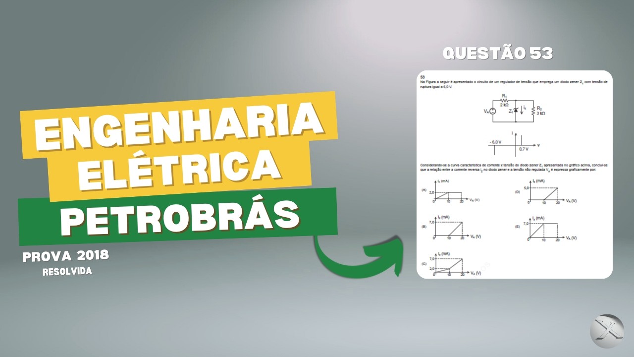 Prova Petrobrás 2018 (Eng. Elétrica) - Questão 53 Resolvida