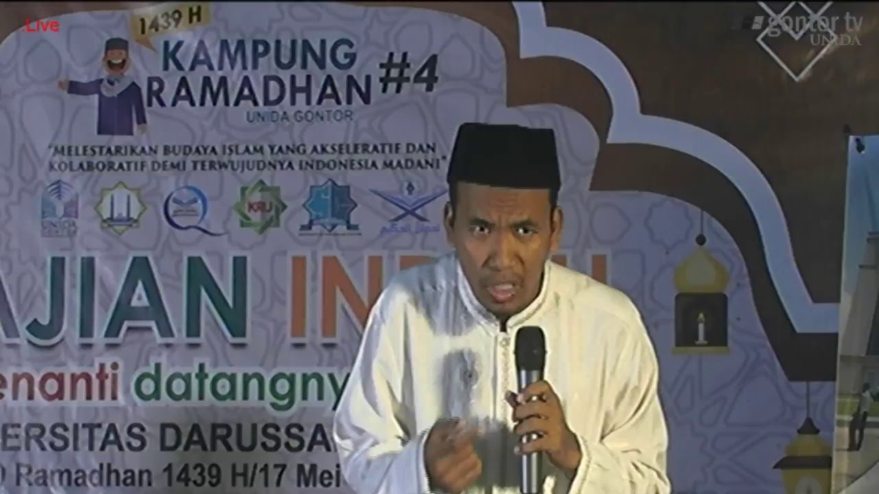 LIVE - Kajian Ngabuburit di UNIDA Gontor - Kekuatan Doa - bersama Al-Ustadz Dr Syamsuri
