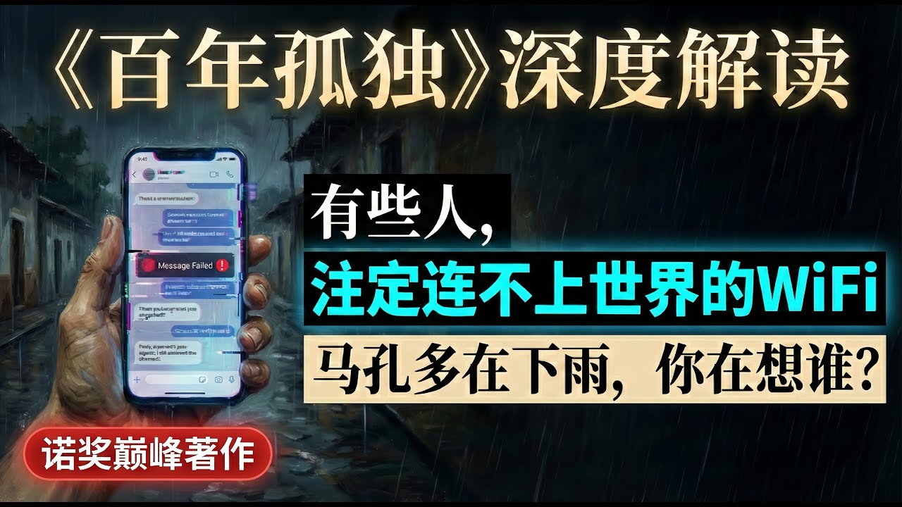 為什麼全員亂倫？《百年孤獨》七代人的荒誕詛咒，寫透了人類頂級的內耗與孤獨