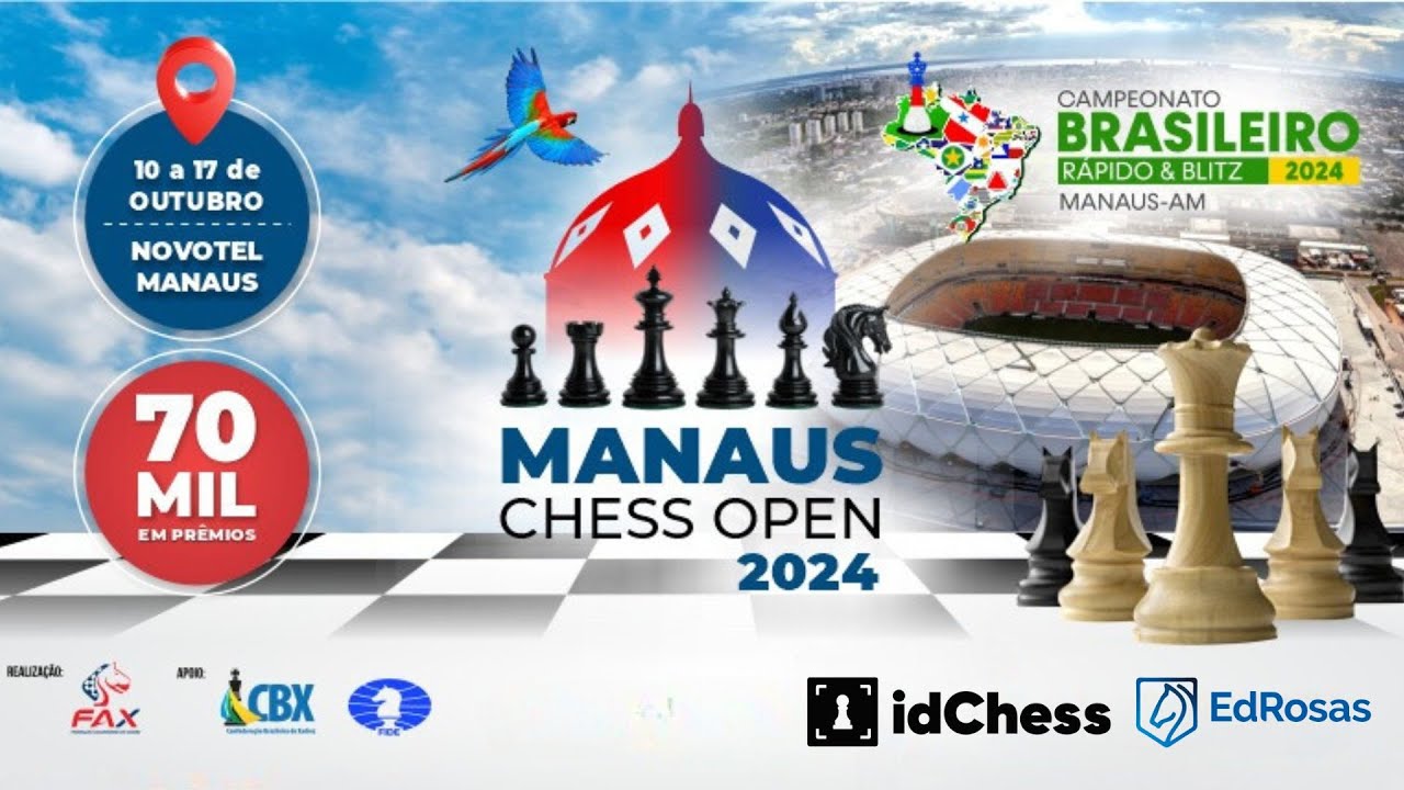 AO VIVO - 1ª Rodada - III Manaus Chess Open 2024