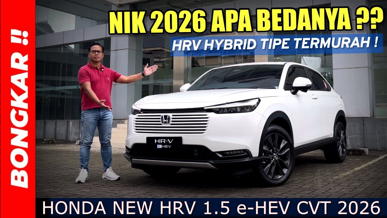 Bongkar !! HONDA NEW HRV 1.5 eHEV 1.5 2026 || REVIEW EXTERIOR & INTERIOR TIPE HYBRID TERMURAH