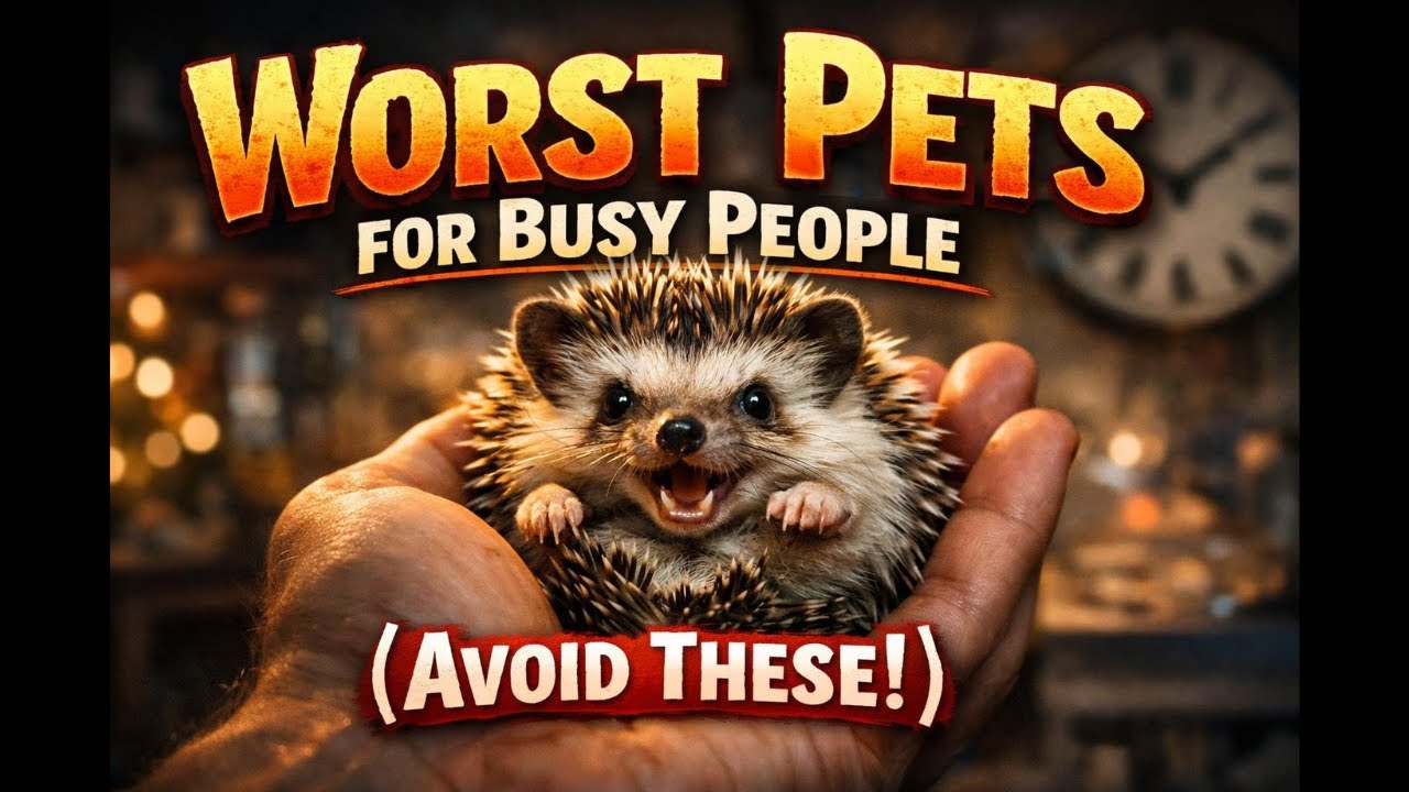 Worst Pets for Busy People - Avoid These!